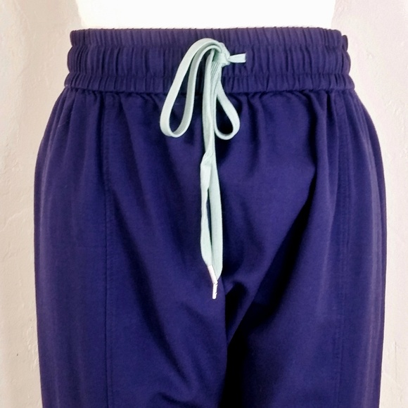 Suno Wool Drop Crotch Casual Drawstring Pants - Picture 2 of 7